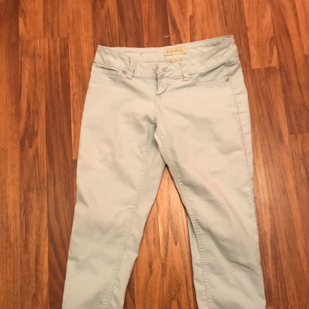 Pastel blue greenish pants size 3 women’s